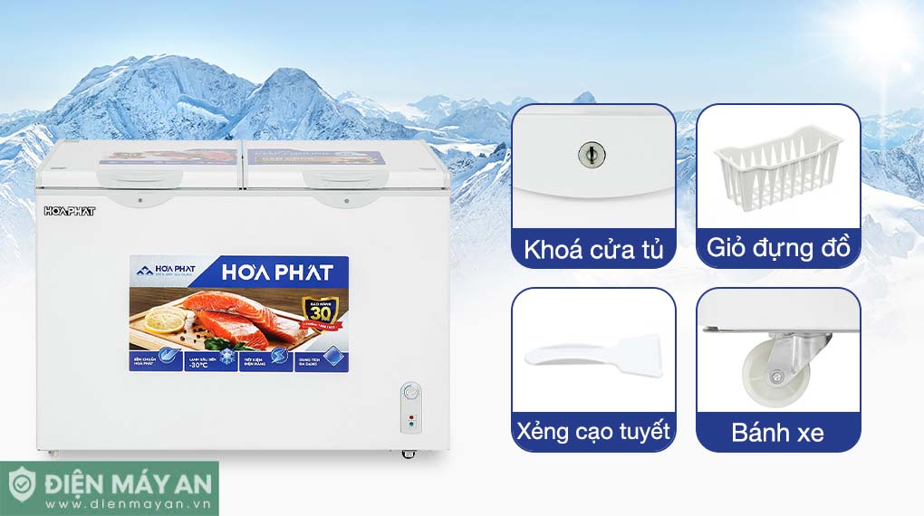 Tủ đông Hòa Phát 245 Lít HPF BD6245